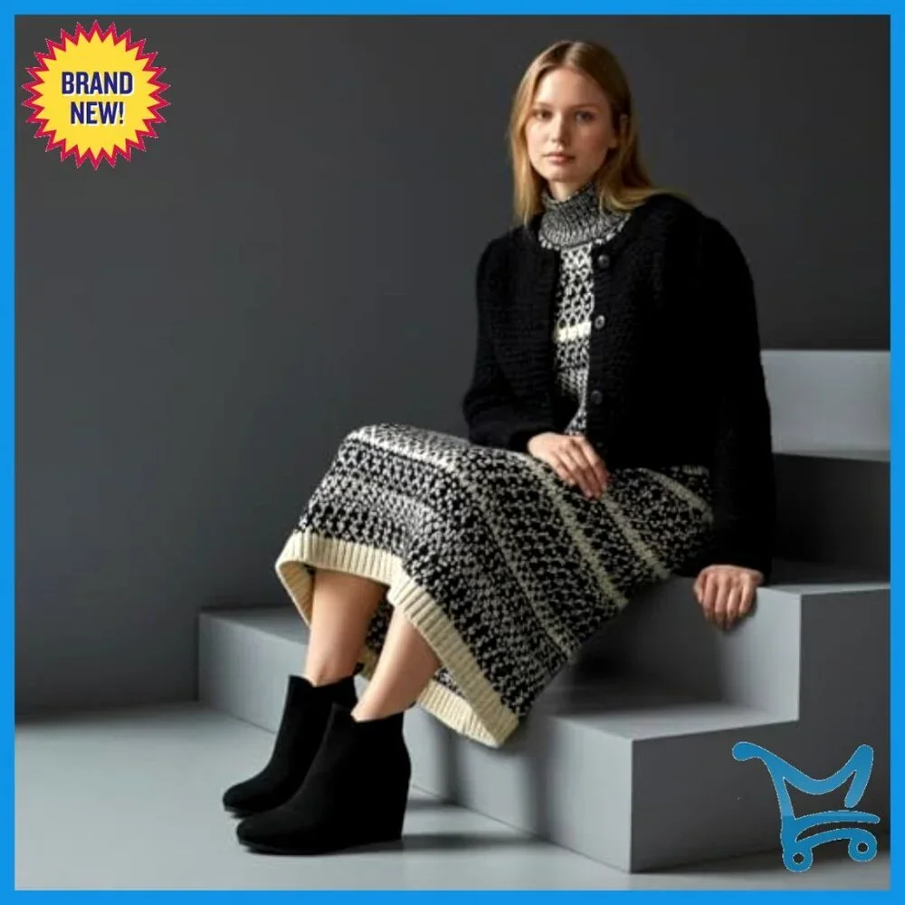 Wedge Booties with Memory Foam, Slip-On Design, Wide Widths Available